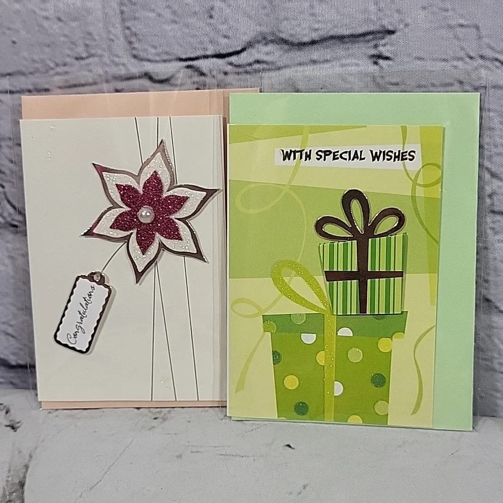 New Greeting Cards‎ Wedding Congratulations Lot Of 4 Cash Holder Minis Envelopes